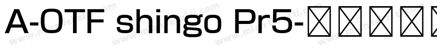 A-OTF shingo Pr5字体转换
